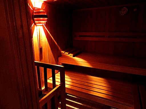 Sauna area in the spa hotel in Reit im Winkl