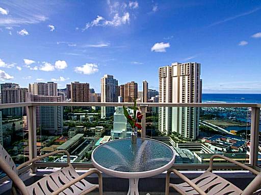 Amazing view from your balcony Walk to the beach 2420