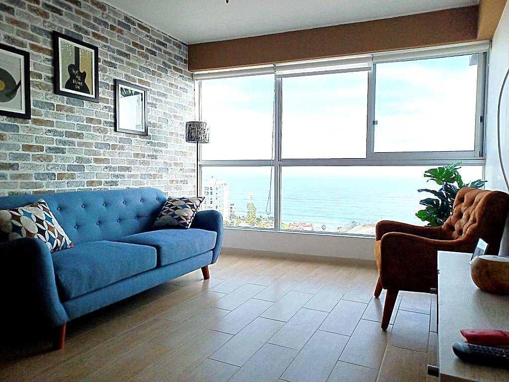 Stylish New Apartment with stunning Ocean View near Miraflores